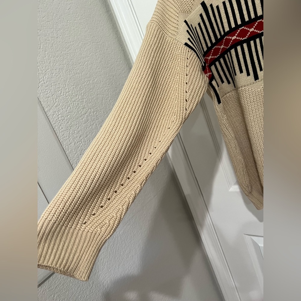 Graphic Drop Shoulder Sweater - Picture 6 of 11